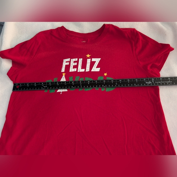 Wondershop at Target Red Women's Sleepwear Feliz Navidad Pre-Owned - Picture 3 of 9